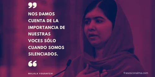 FRASES DE MALALA YOUSAFZAI