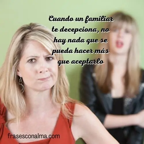 frases de desilusion familiar
