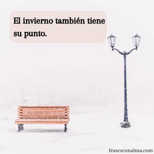 Frases de inverno cortas